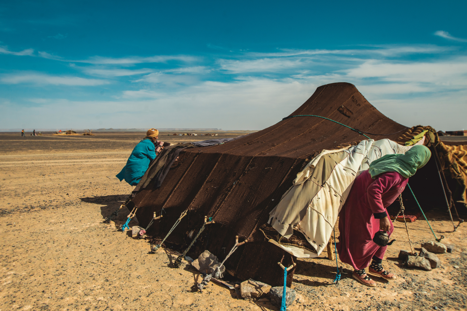Merzouga Sahara desert dunes camel trekking Morocco